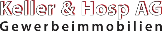 Logo Keller und Hosp AG Gewerbeimmobilien — Auftraggeber von CRNOV Hausmeisterservice